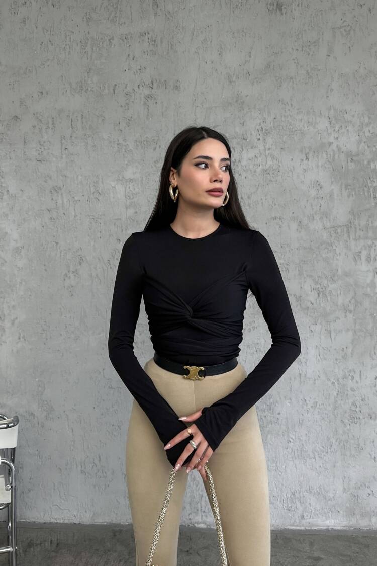 Tie Up Bodysuit - Brand: Miss Janell - Women's Clothing Wholesale - Globality Store