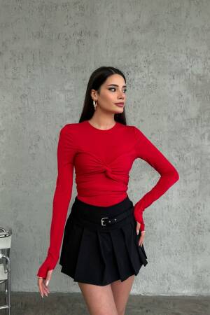 Tie Up Bodysuit - Brand: Miss Janell - Women's Clothing Wholesale - Globality Store