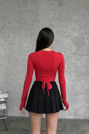 Tie Up Bodysuit - Brand: Miss Janell - Women's Clothing Wholesale - Globality Store
