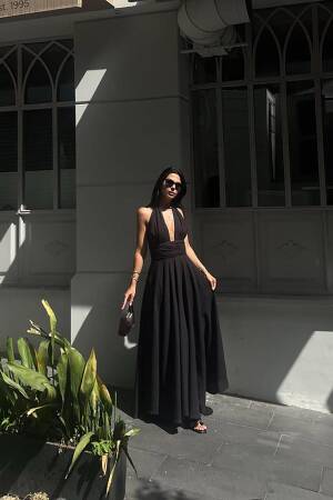 Linen Dress With Straps