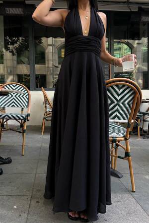 Linen Dress With Straps