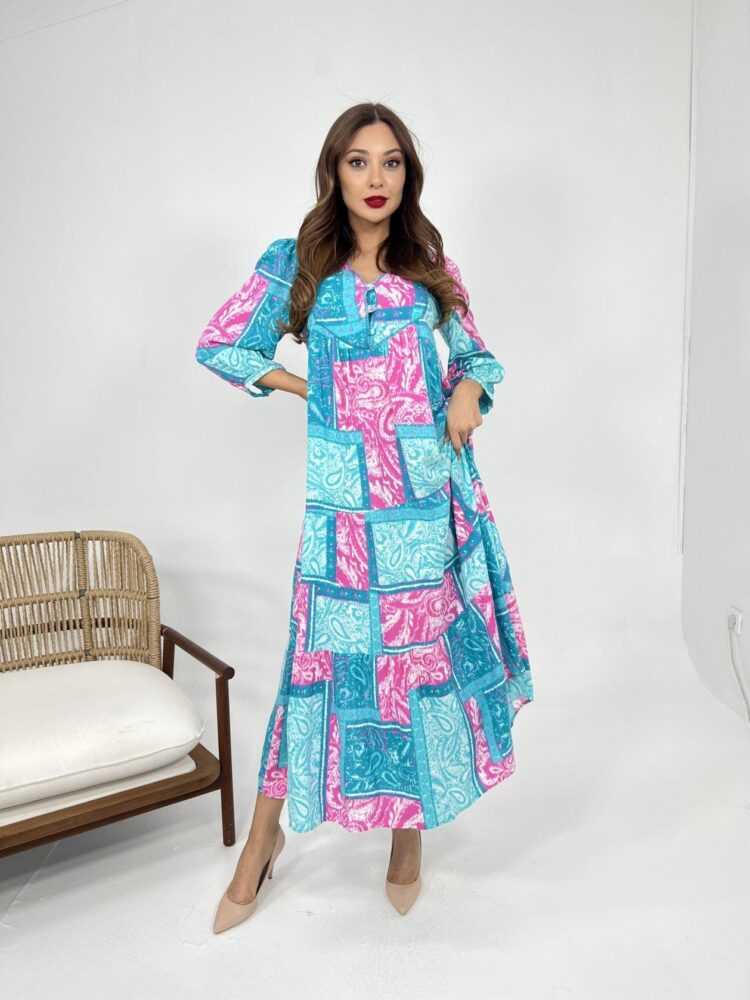 Dress - Turquoise &