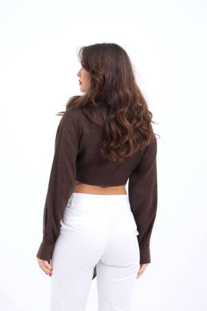 Crop - Coffee - Brand: Fame - Women's Clothing Wholesale - Globality Store