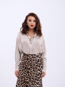 Patterned Shirt - Brand: Fame - Women's Clothing Wholesale - Globality Store