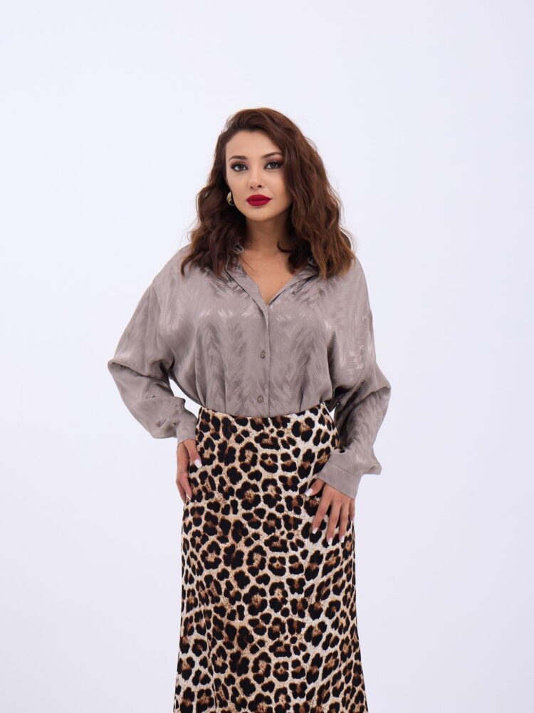 Patterned Shirt - Brand: Fame - Women's Clothing Wholesale - Globality Store