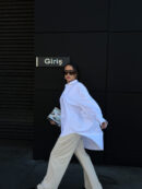 Custom Design 100% Cotton Oversize Tunic Size Long Shirt 29017 - Brand: First Angels - Women's Clothing Wholesale - Globality Store
