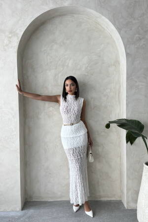 Zero Sleeve Lace Blouse - Brand: Topshow - Women's Clothing Wholesale - Globality Store