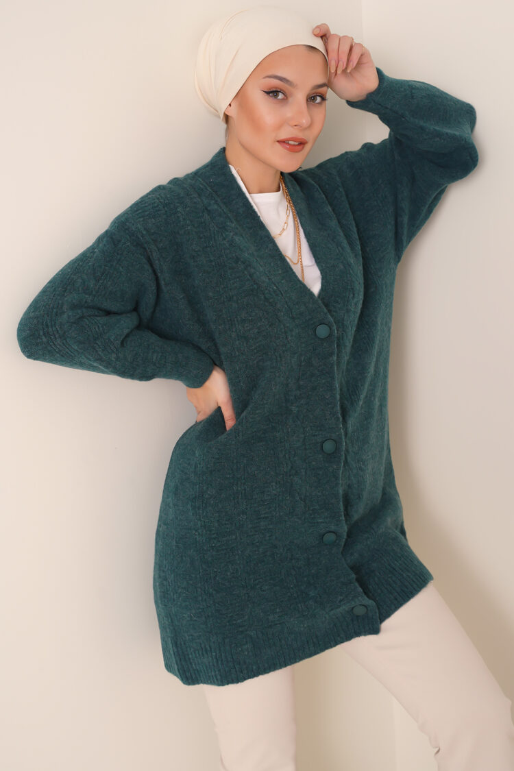 Hijab Knitwear Cardigan - Brand: Bigdart - Women's Clothing Wholesale - Globality Store