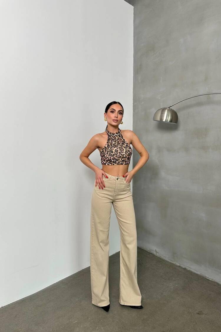 High Waist Spanish Leg AntiqueJeans