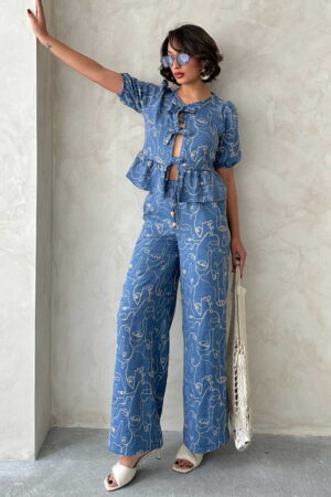 Wholesale Pants With Embroidery - Dark