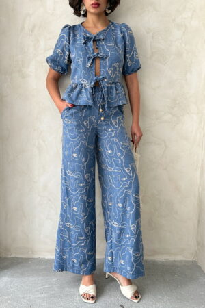 Wholesale Pants With Embroidery - Dark