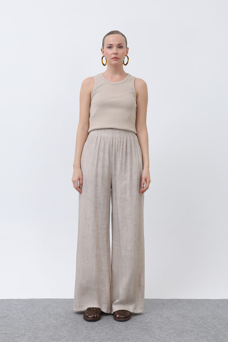 Women's Elastic Waist Loose Pants