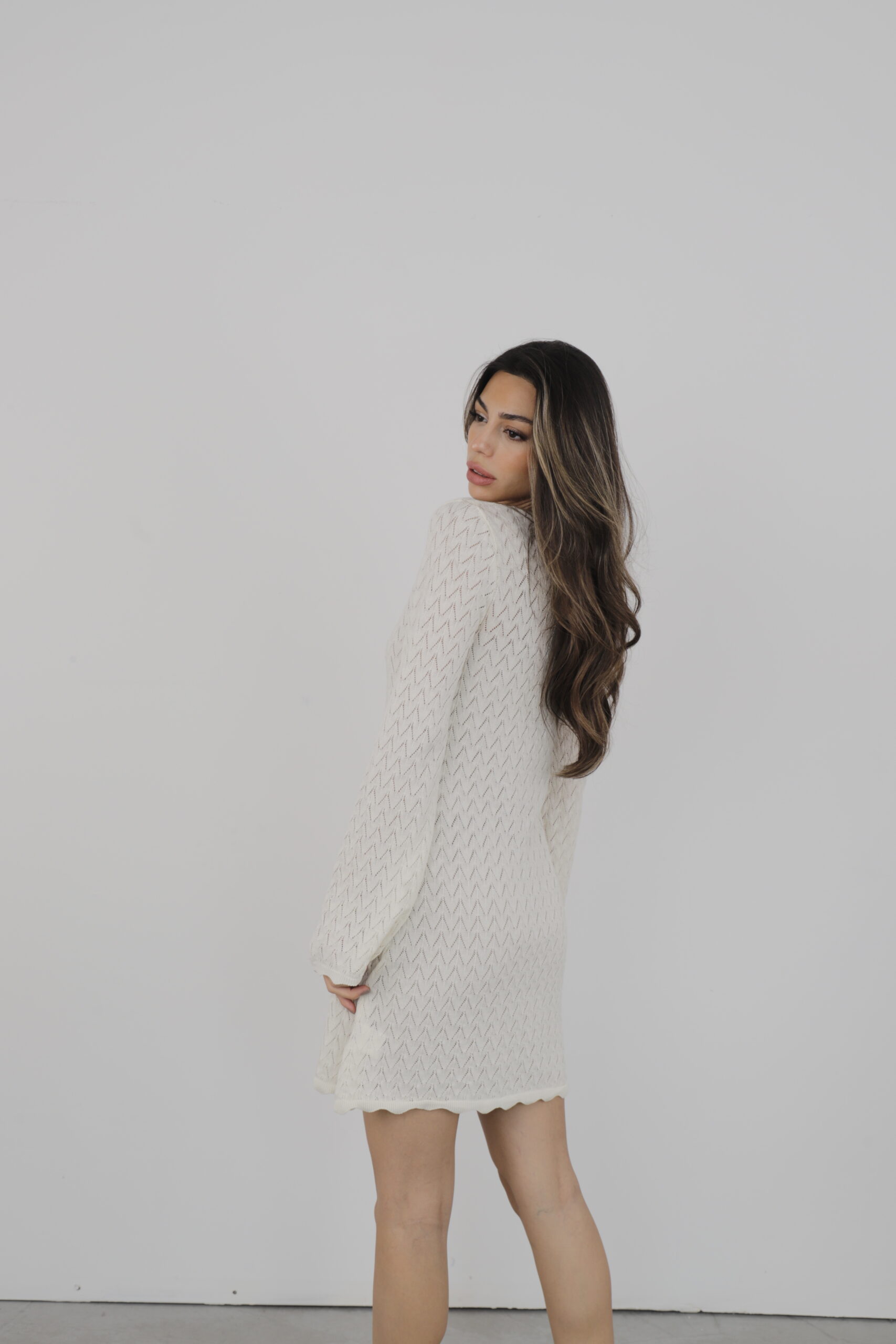 Knitted Sweater Dress Mini - Brand: Cream Rouge - Women's Clothing Wholesale - Globality Store