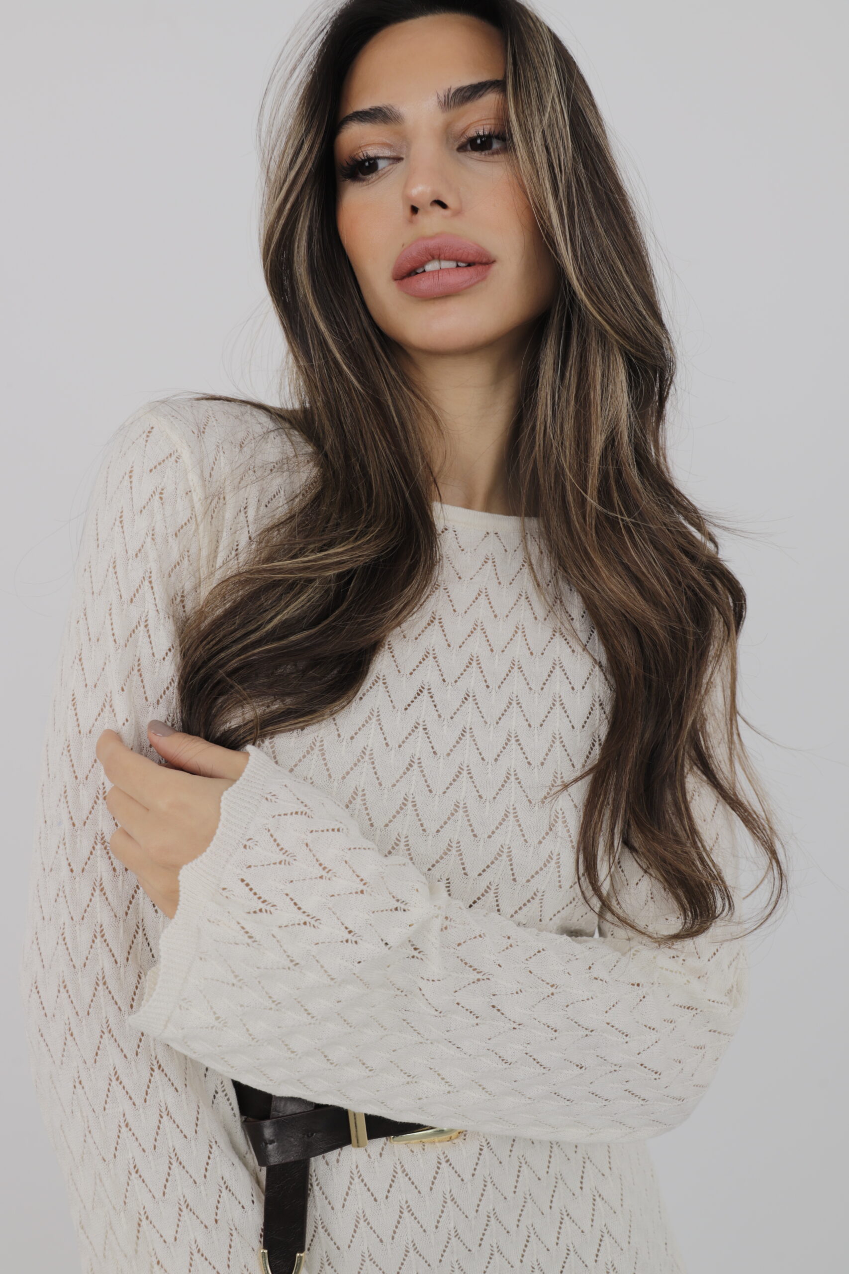 Knitted Sweater Dress Mini - Brand: Cream Rouge - Women's Clothing Wholesale - Globality Store