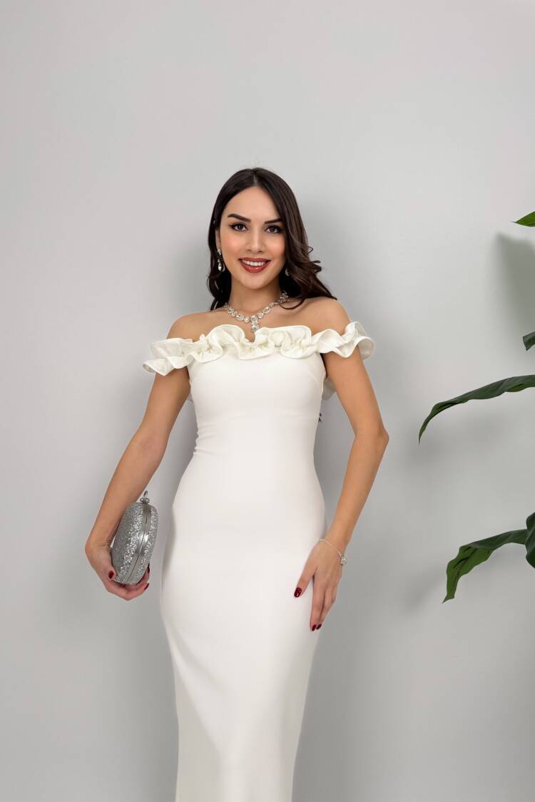Chest Ruffle Dress