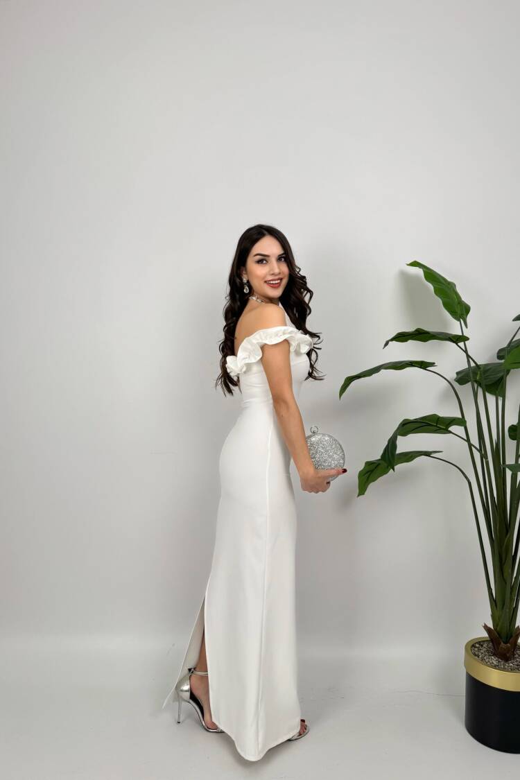 Chest Ruffle Dress