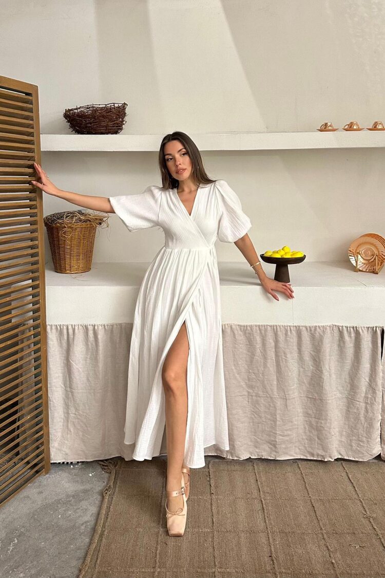 WholesaleMueslin Long Dress
