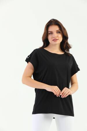 EdelleShoulder Braided Women's T-Shirt - Brand: EDELLE - Women's Clothing Wholesale - Globality Store