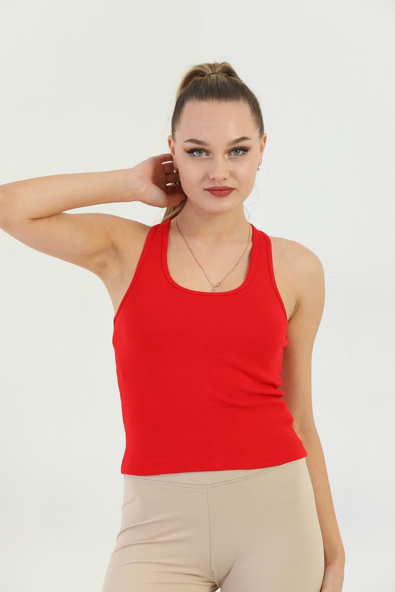 EdelleCross Strap Ribana Women's Tank Top - Brand: EDELLE - Women's Clothing Wholesale - Globality Store