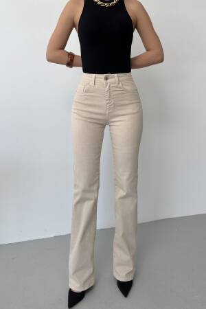 Women's High Waist Half Spanish Leg Antique Jeans - Brand: LACARINO - Women's Clothing Wholesale - Globality Store
