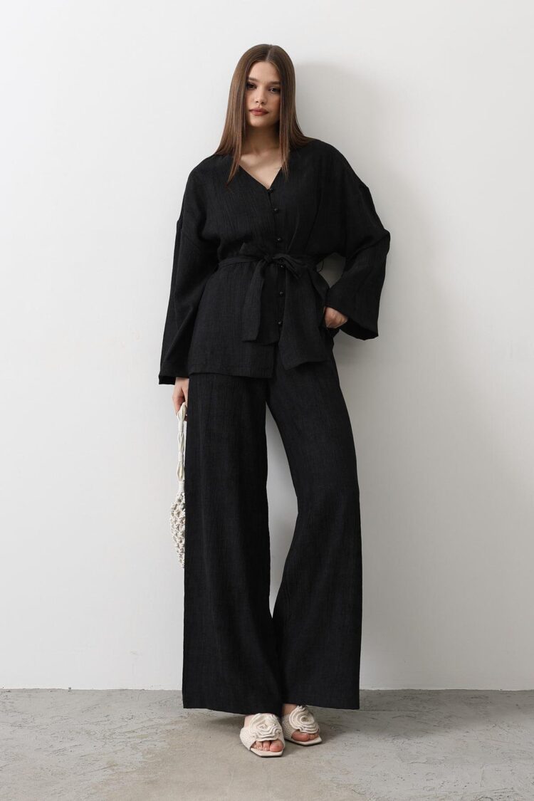 Tie Waist Tunic & Tie Waist Trousers Set