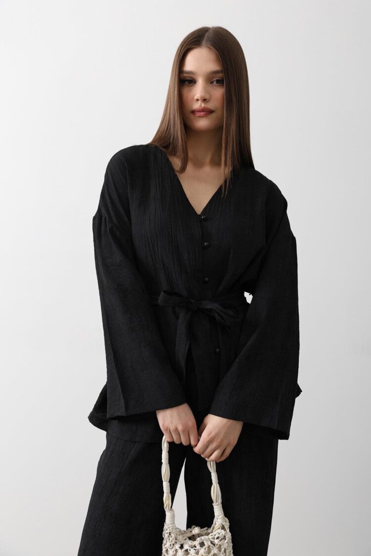 Tie Waist Tunic & Tie Waist Trousers Set