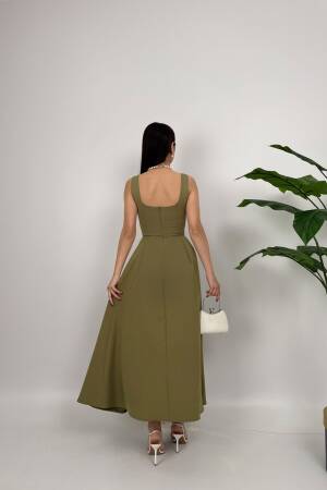 Belt Button Dress - Brand: Miss Janell - Women's Clothing Wholesale - Globality Store