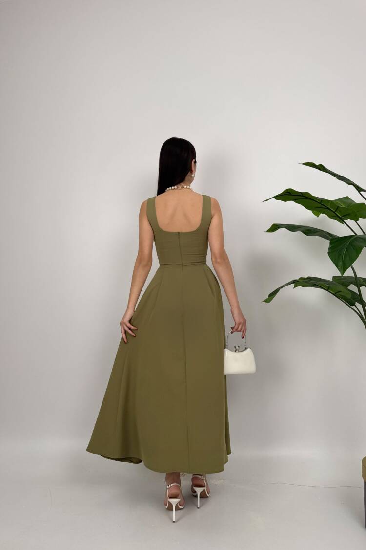 Belt Button Dress
