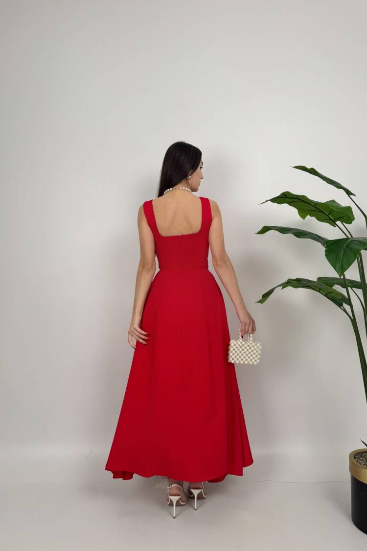 Belt Button Dress
