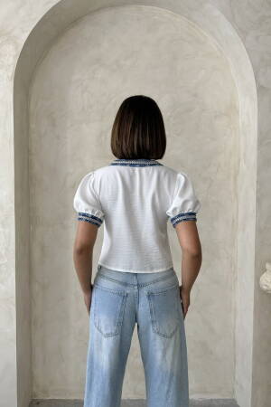 Denim Detailed Jacket - Brand: Topshow - Women's Clothing Wholesale - Globality Store