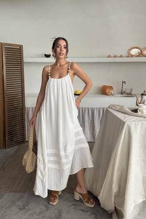 WholesaleStrappy Mueslin Dress - Brand: Elisa - Women's Clothing Wholesale - Globality Store