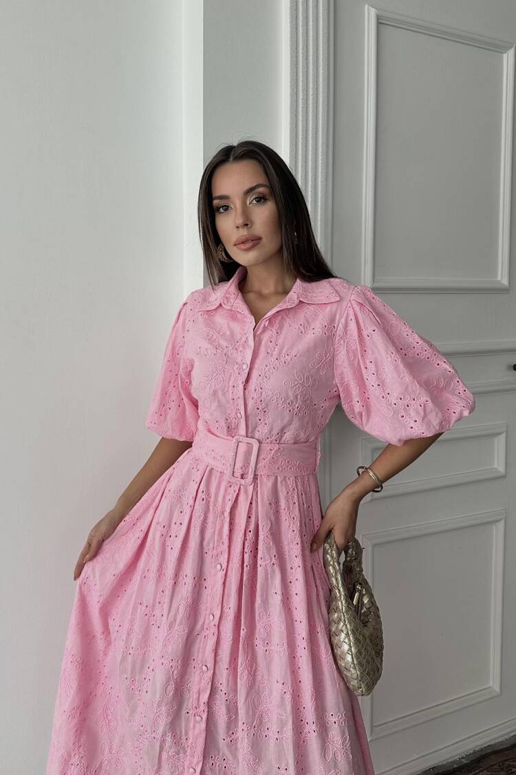 WholesalePleated Balcony Dress