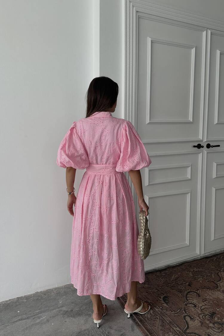 WholesalePleated Balcony Dress