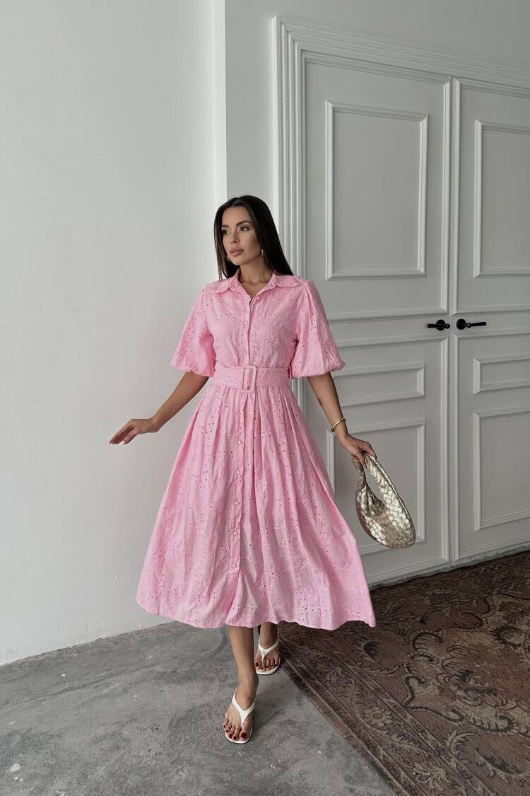 WholesalePleated Balcony Dress