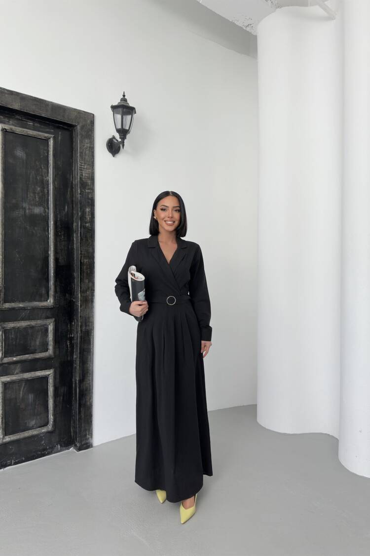 Linen Dress With Belt