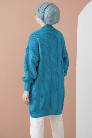 Hijab Knitwear Cardigan - B.blue - Brand: Bigdart - Women's Clothing Wholesale - Globality Store