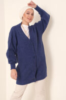 Hijab Knitwear Cardigan - Navy - Brand: Bigdart - Women's Clothing Wholesale - Globality Store