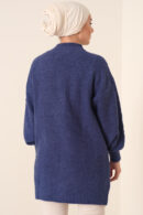 Hijab Knitwear Cardigan - Navy - Brand: Bigdart - Women's Clothing Wholesale - Globality Store