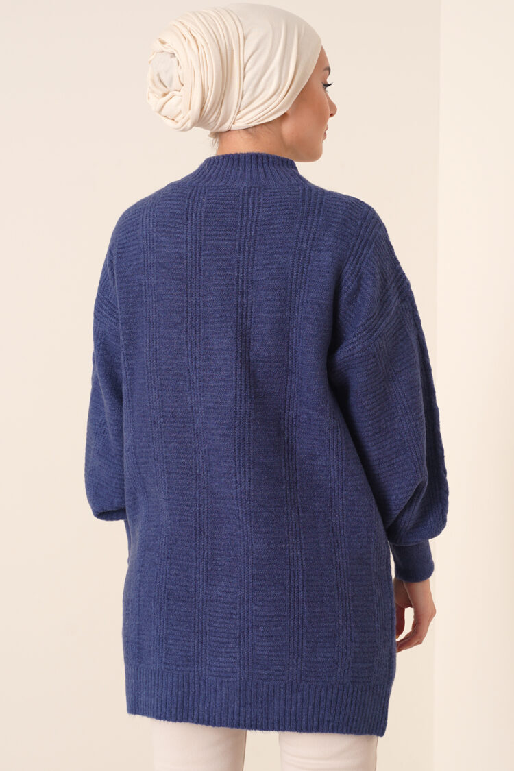 Hijab Knitwear Cardigan - Navy