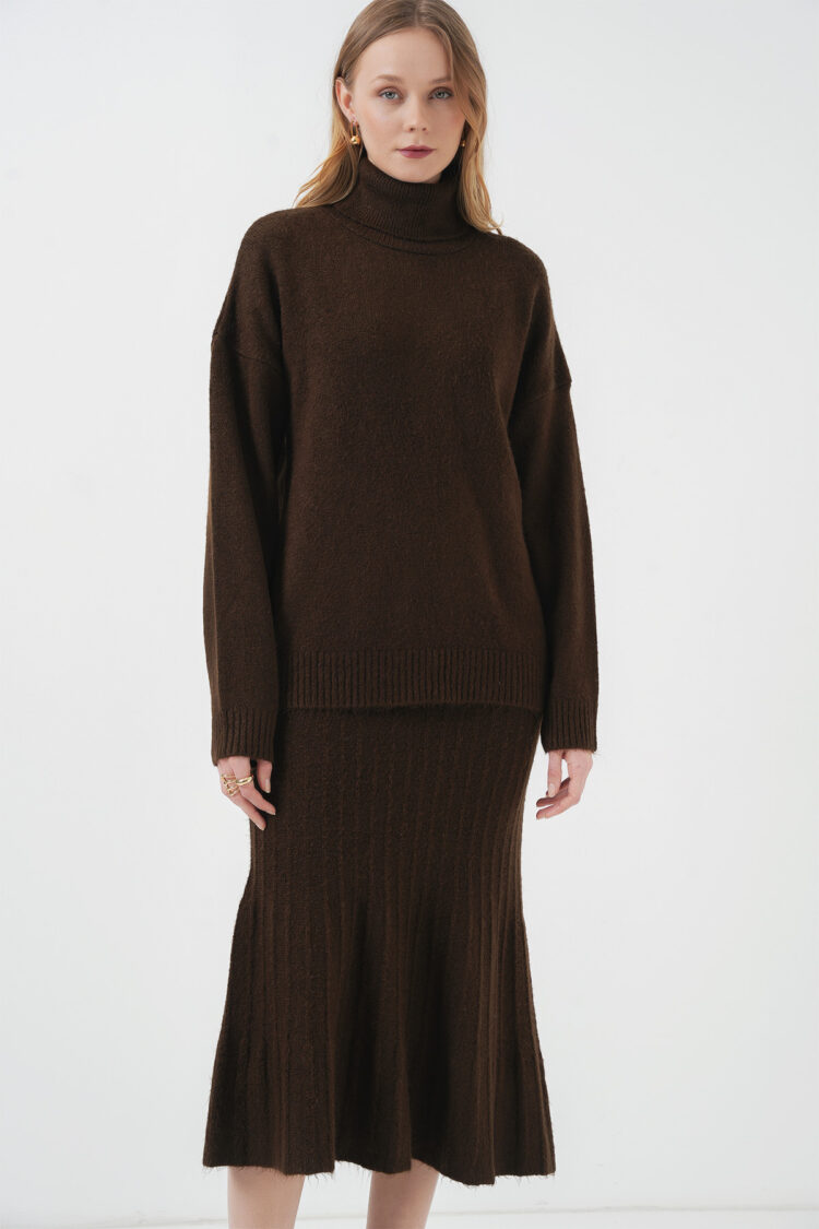 Sweater Skirt Knitwear Double Set - Brand: Bigdart - Women's Clothing Wholesale - Globality Store