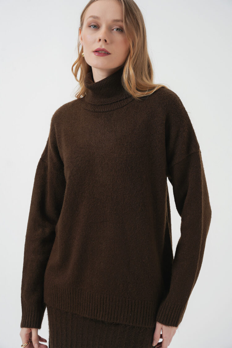 Sweater Skirt Knitwear Double Set