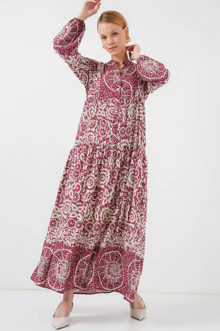 Authentic Patterned Burkini Dress - E.