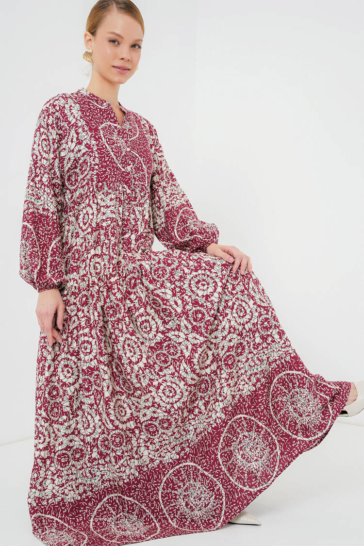 Authentic Patterned Burkini Dress - E.