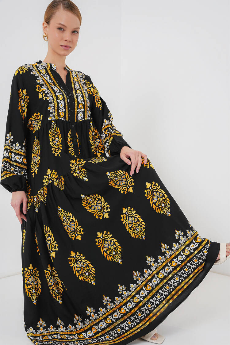 Authentic Patterned Burkini Dress -6