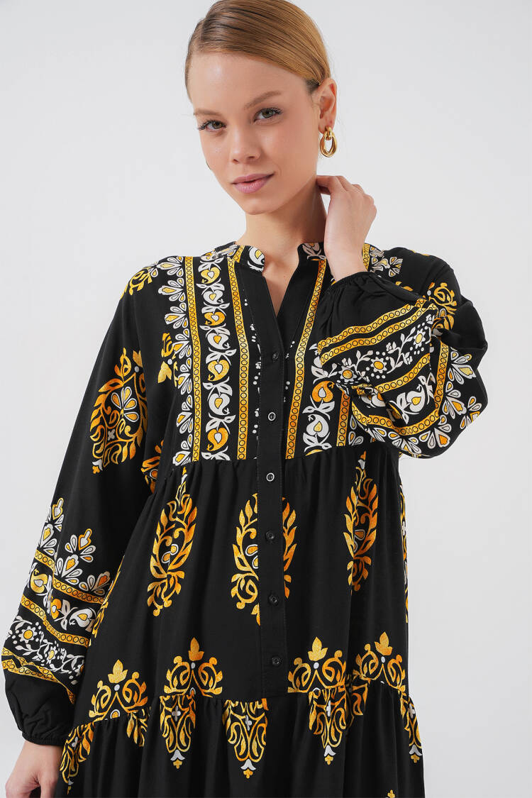 Authentic Patterned Burkini Dress -6