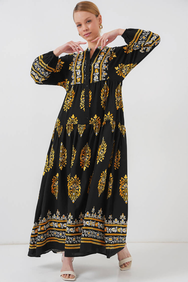 Authentic Patterned Burkini Dress -6