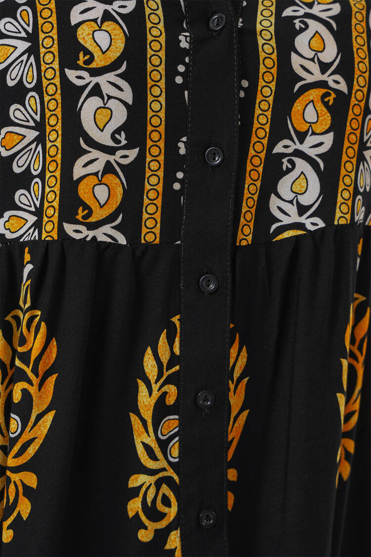 Authentic Patterned Burkini Dress -6