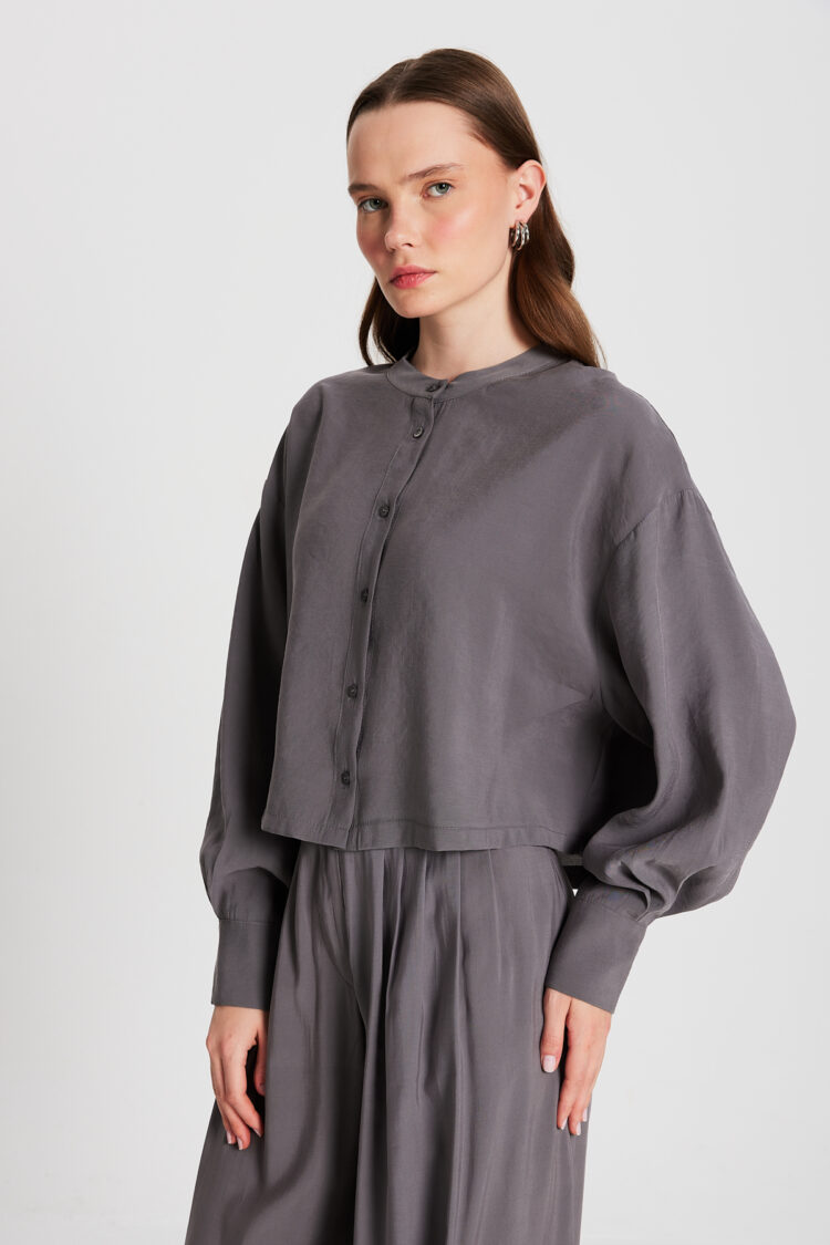 100% Modal Dominant Collar Short Shirt 29147