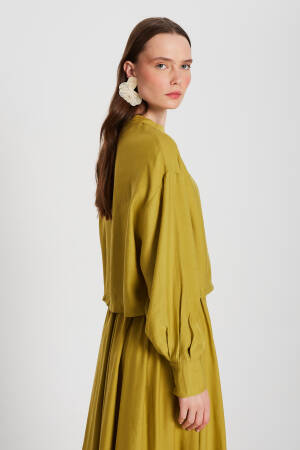Oil100% Modal Dominant Collar Short Shirt 29147 - Brand: First Angels - Women's Clothing Wholesale - Globality Store