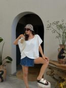 Design Combed Blouse WithBack Pattern 29113 - Brand: First Angels - Women's Clothing Wholesale - Globality Store